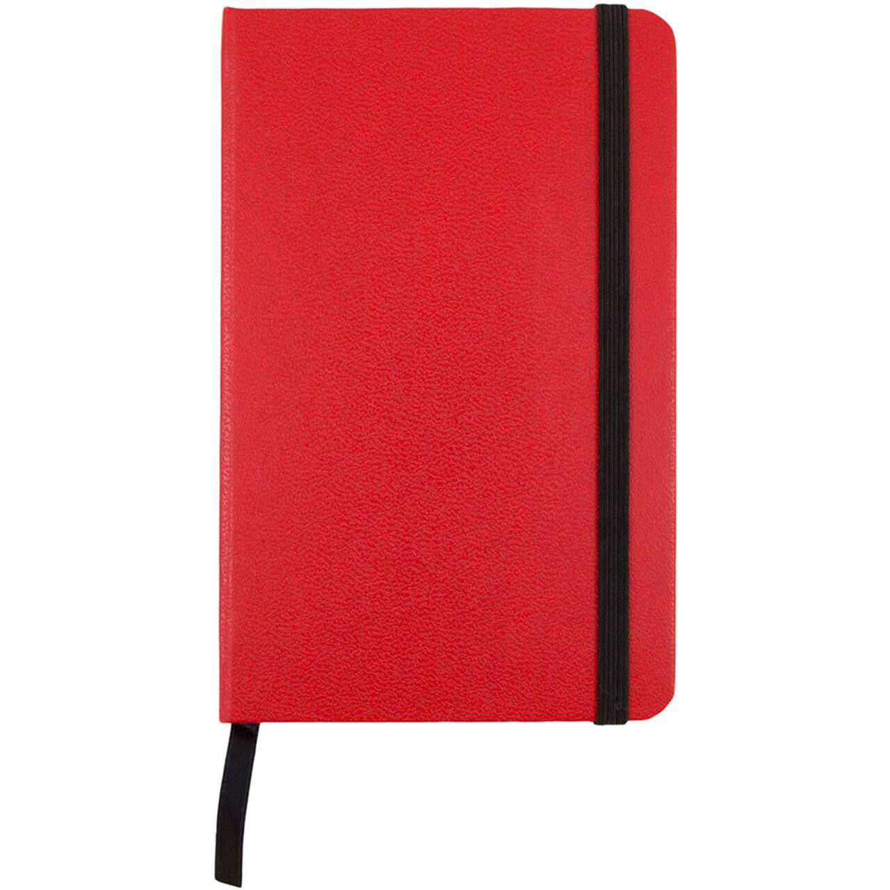 JAM Paper Small Hardcover Notebook with Elastic Band